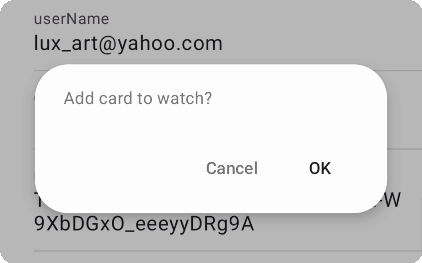 Tap the Watch button and agree
